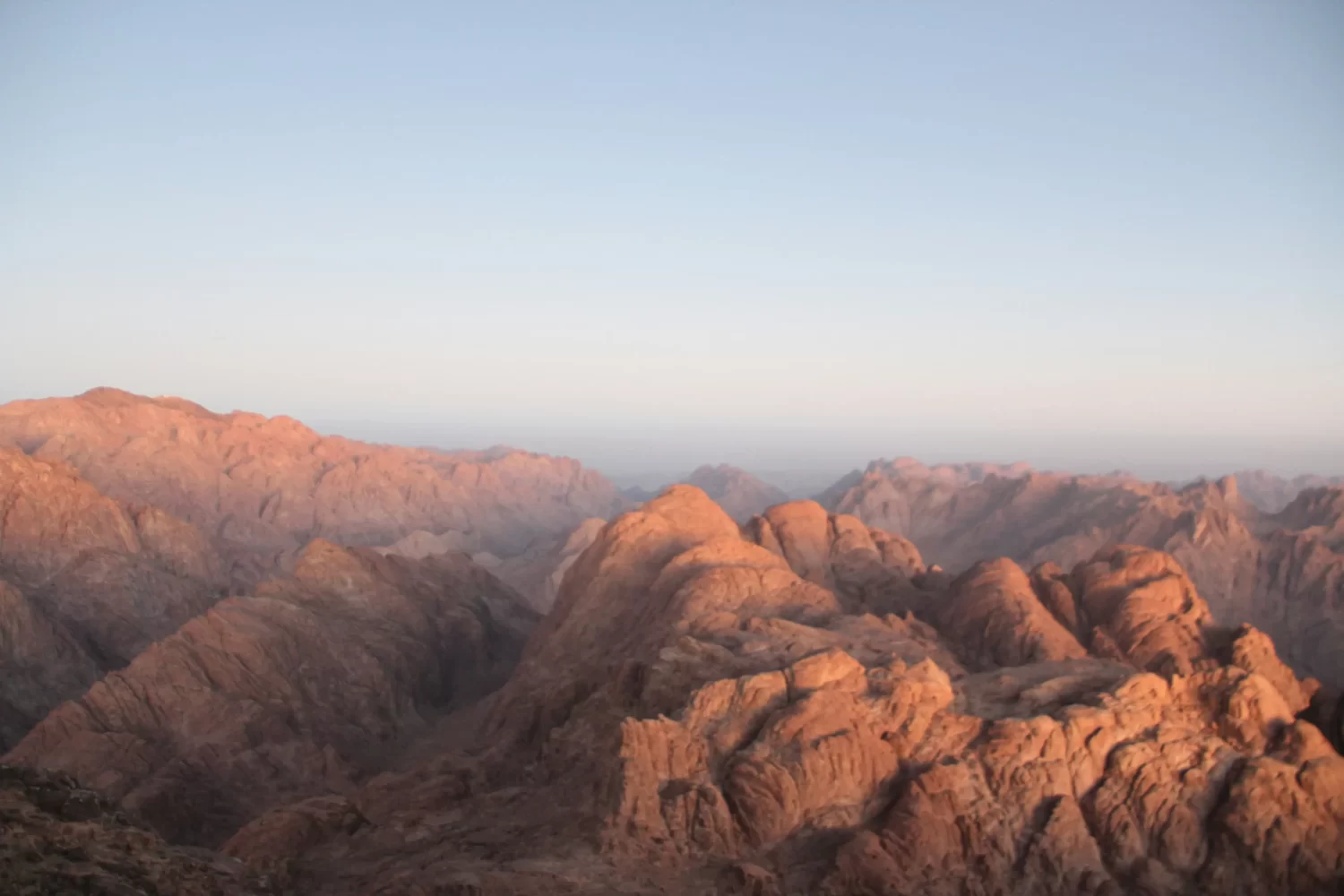 Excursión a Santa Catalina y Monte de Moisés desde Sharm El Sheij – Vista panorámica del Monte Sinaí