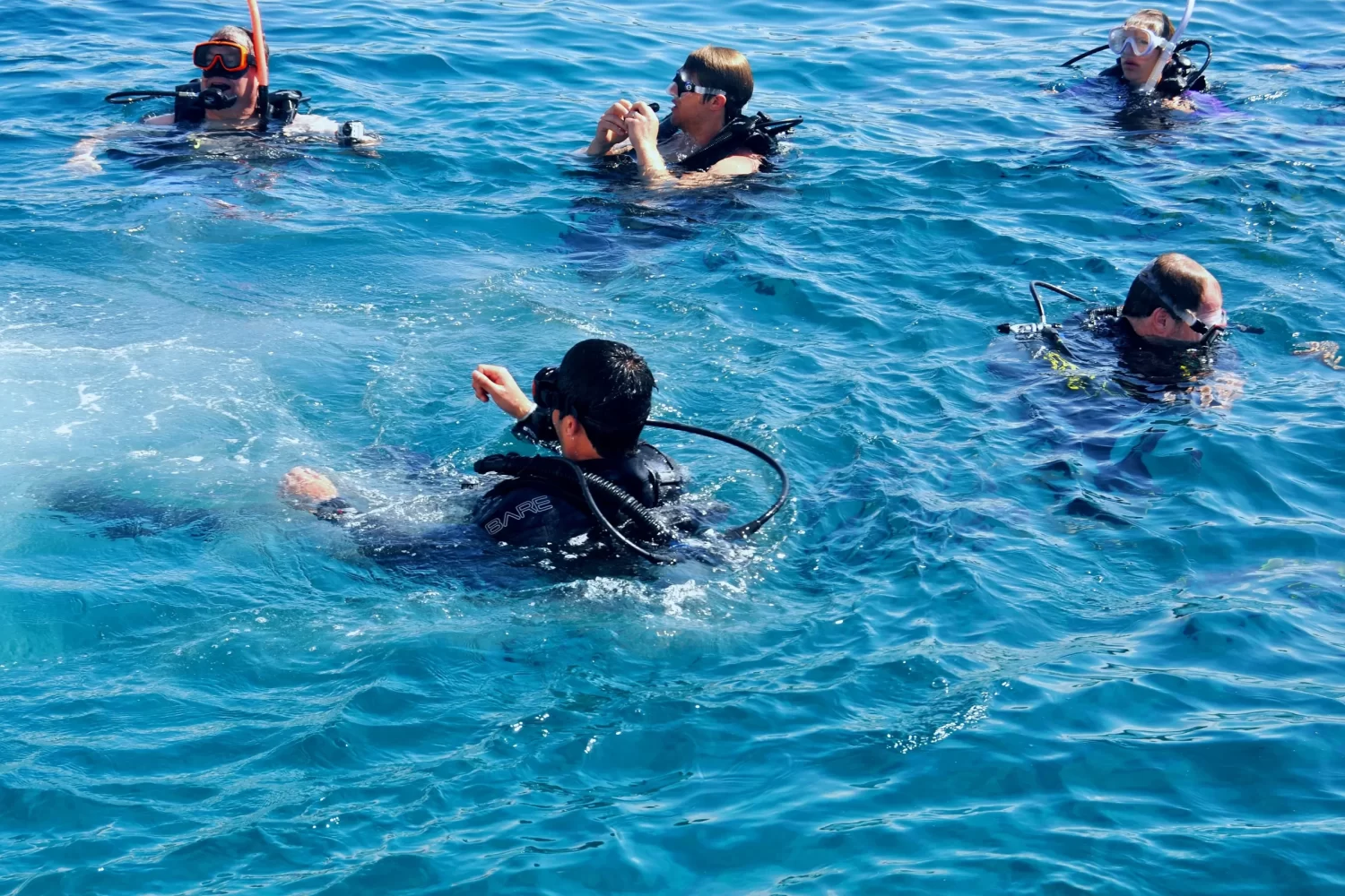 Viaje a Egipto Faraónico y Mar Rojo 11 Días: personas practicando snorkel en el Mar Rojo.