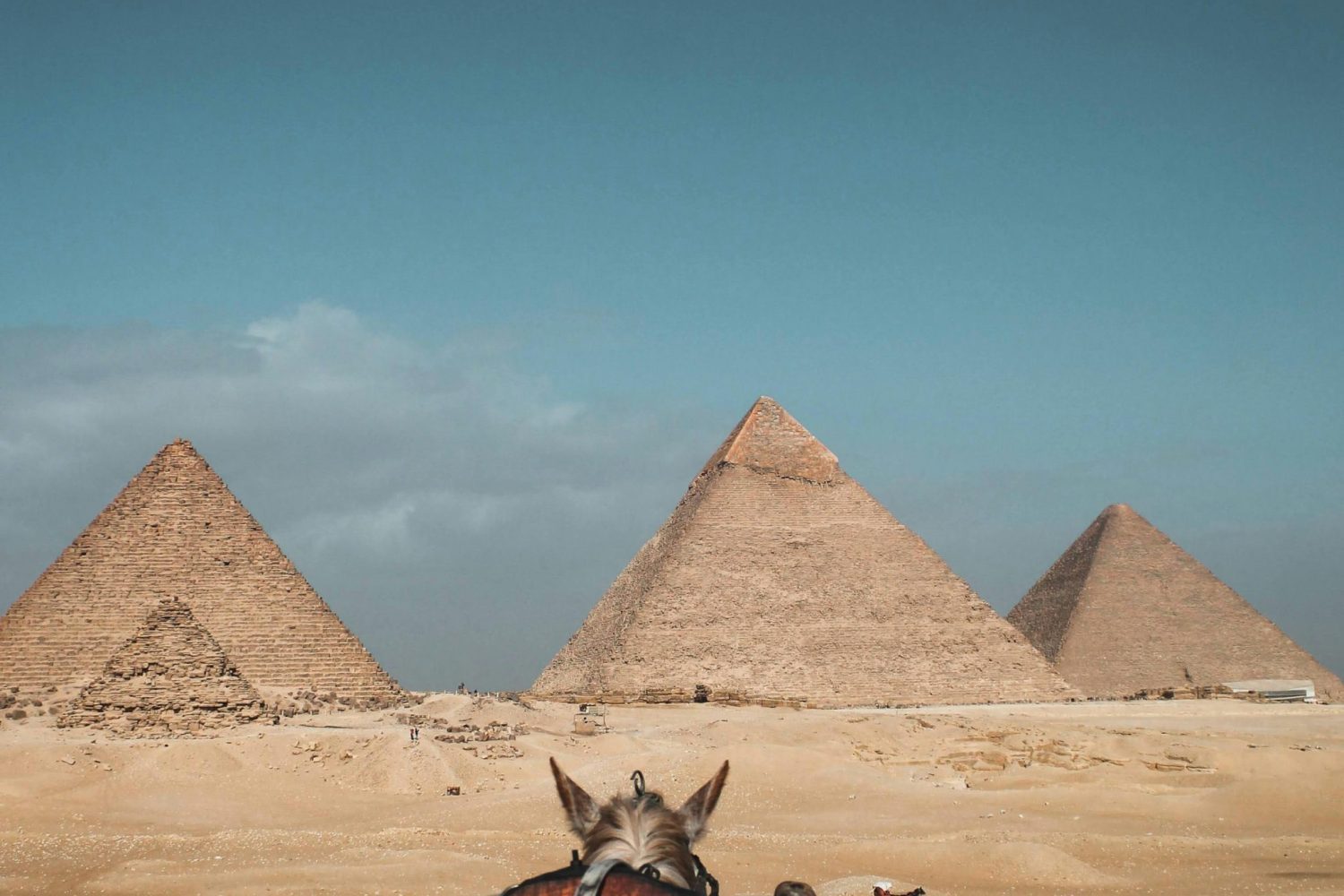 Tour a El Cairo desde El Gouna 2 Días – Vista panorámica de las Pirámides de Guiza y la Gran Esfinge