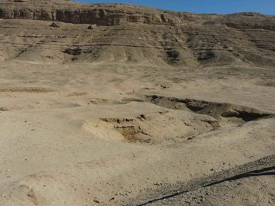 Tell El Amarna: vistas del barrio residencial norte del Antiguo Egipto