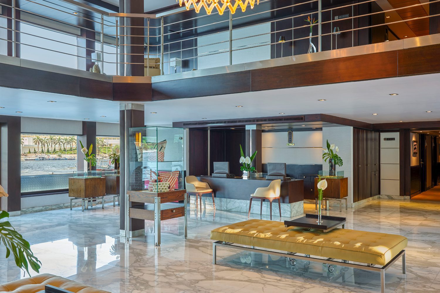 Crucero por el Nilo de Gran Lujo a Bordo del Oberoi Zahra recepción