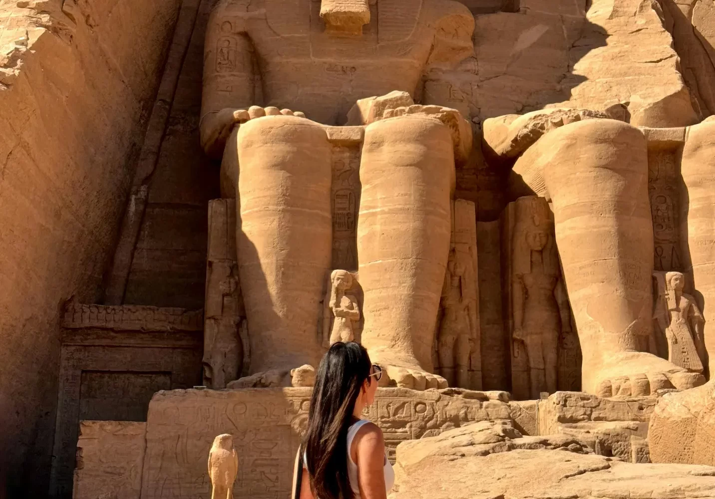 Templo de Abu Simbel durante excursión del Crucero por el Nilo Sonesta Star Goddess