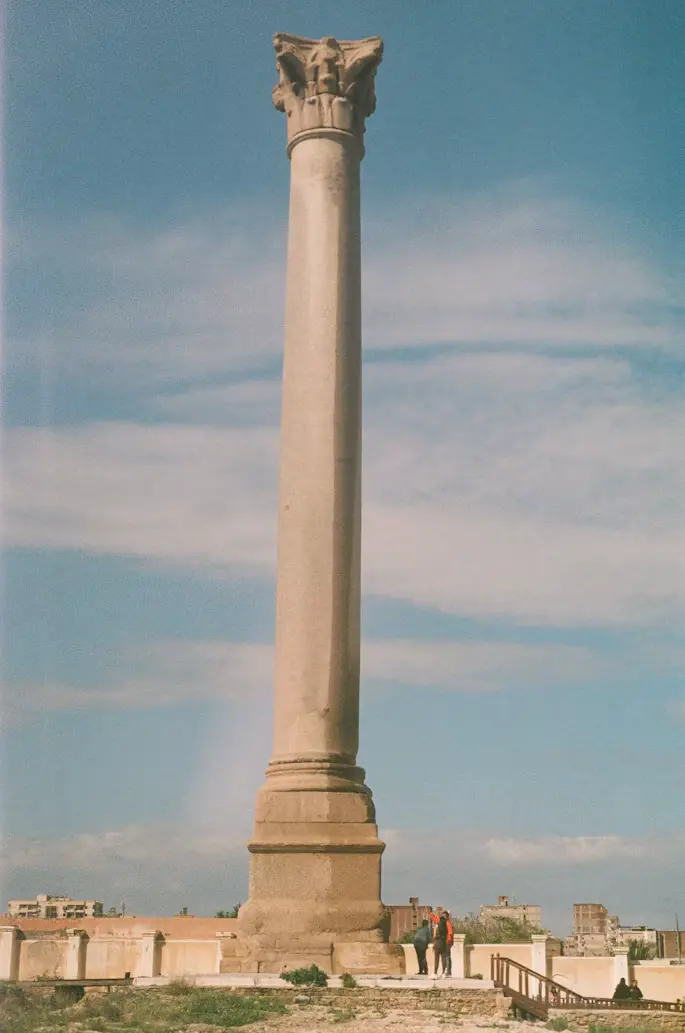 El Pilar de Pompeyo visto de cerca