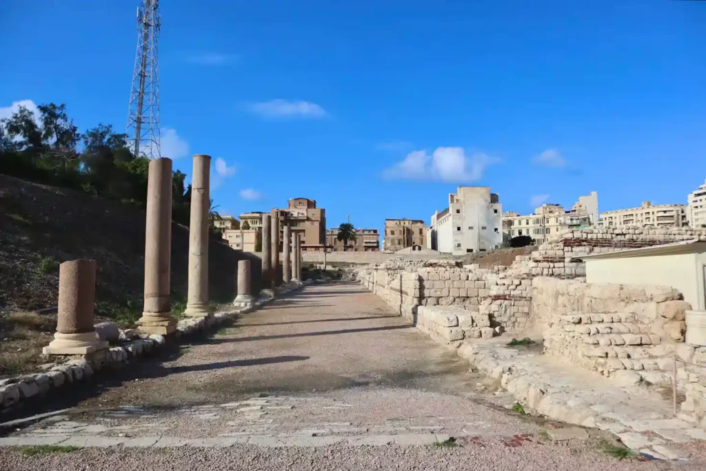 Ruinas del Pilar de Pompeyo en Alejandría