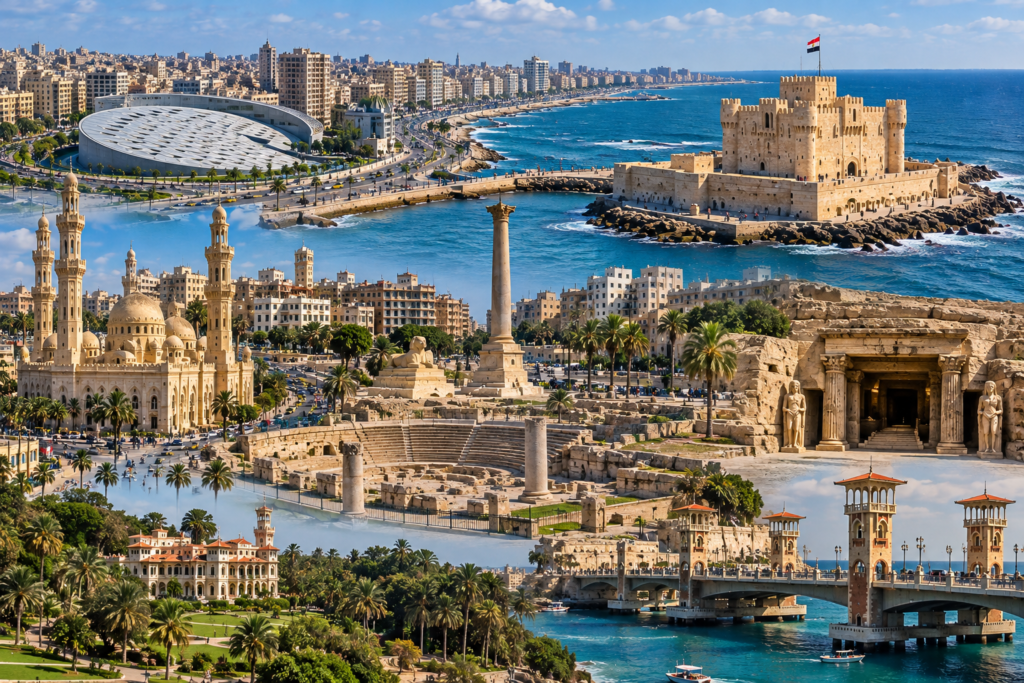 La Ciudad de Alejandría en Egipto