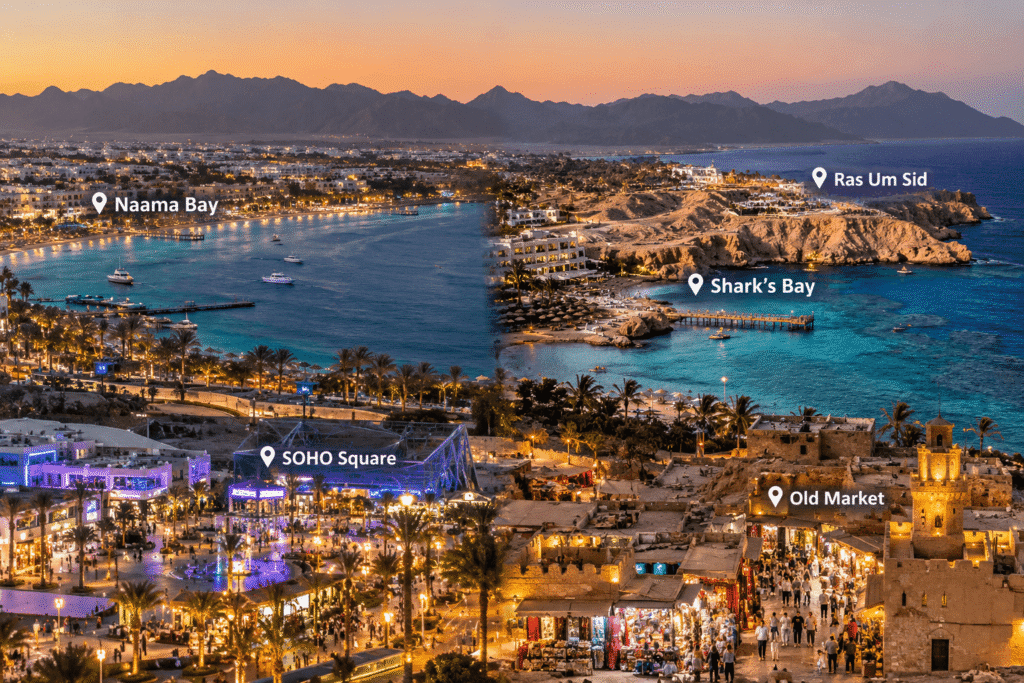La Ciudad de Sharm El Sheij en Egipto